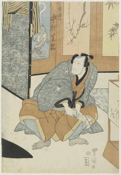 Der Schauspieler Nakamura Shikan als Magohachi von Takenozuka von Utagawa Toyokuni